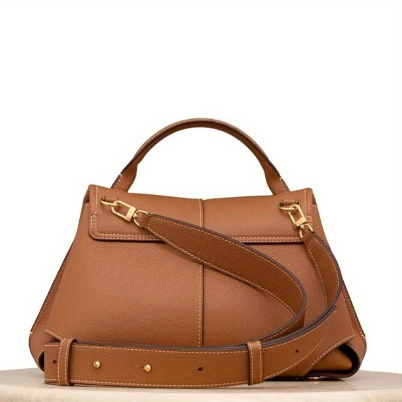 Chic Designer-Inspired Faux Leather Handbag