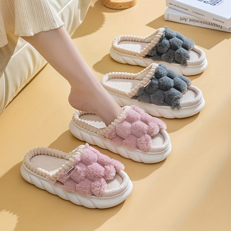 Soft Linen Slippers