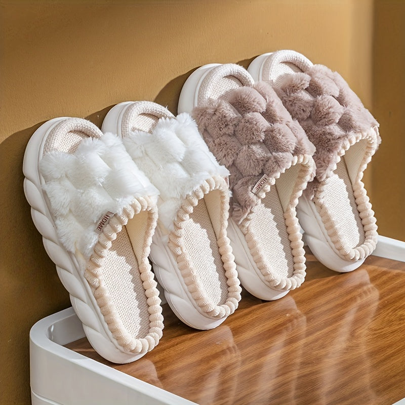 Soft Linen Slippers