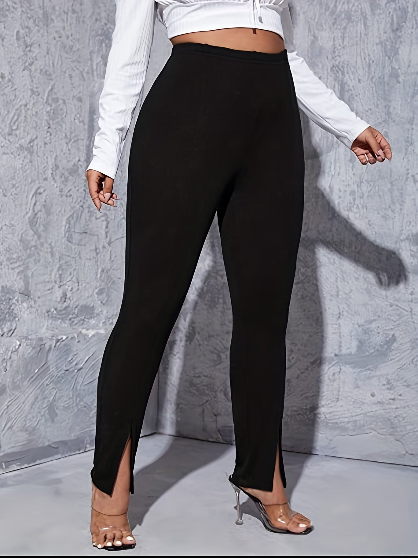 Plus Size Curvy Casual Leggings