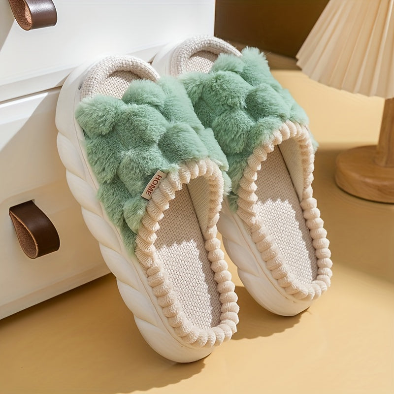 Soft Linen Slippers