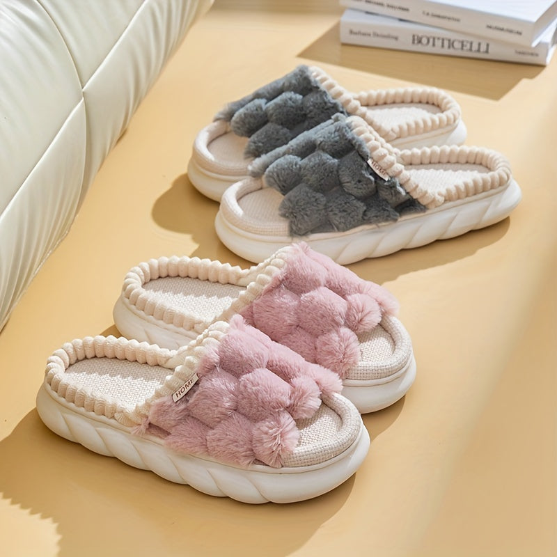 Soft Linen Slippers