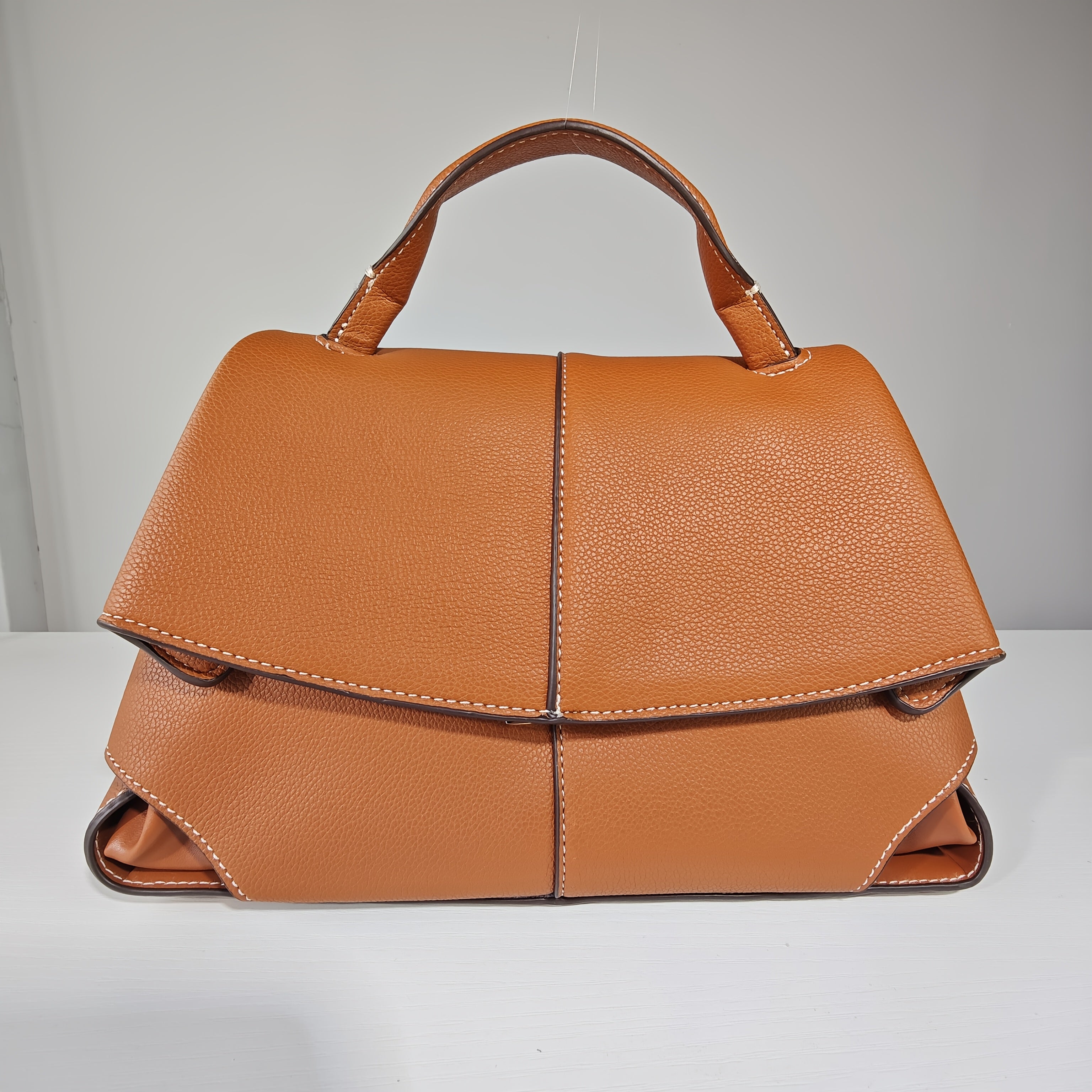 Chic Designer-Inspired Faux Leather Handbag