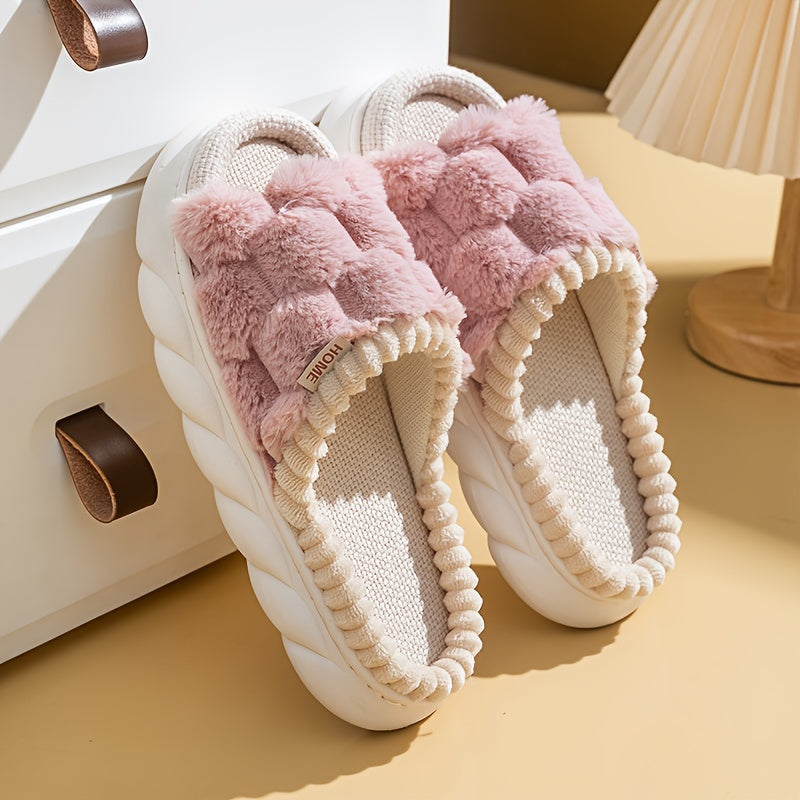 Soft Linen Slippers