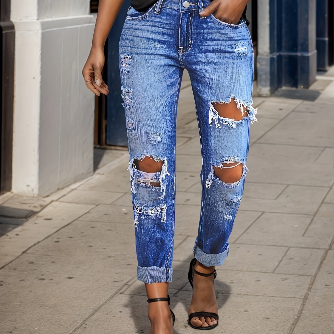 Women Distressed Jeans