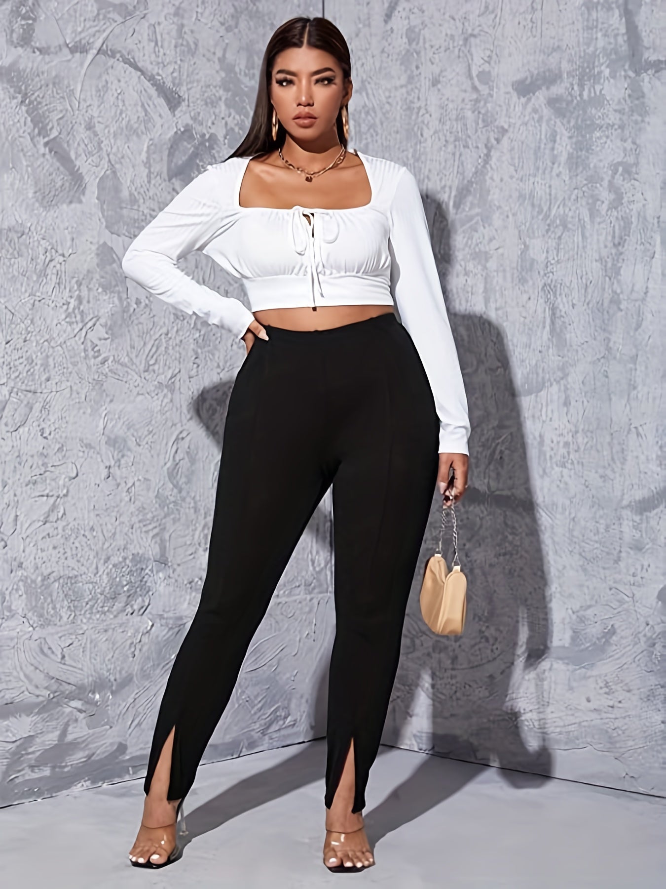 Plus Size Curvy Casual Leggings