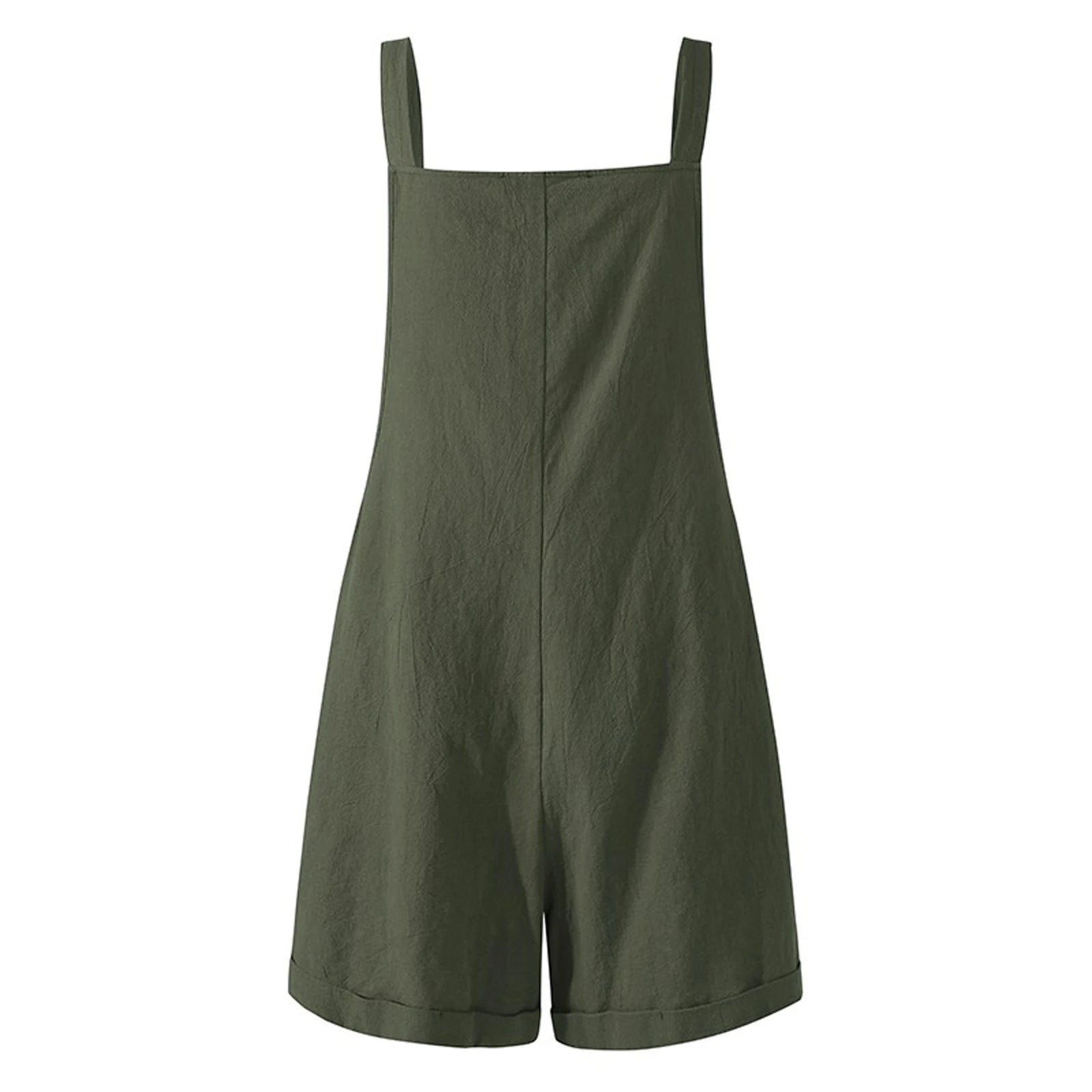 Loose Sleeveless Rompers