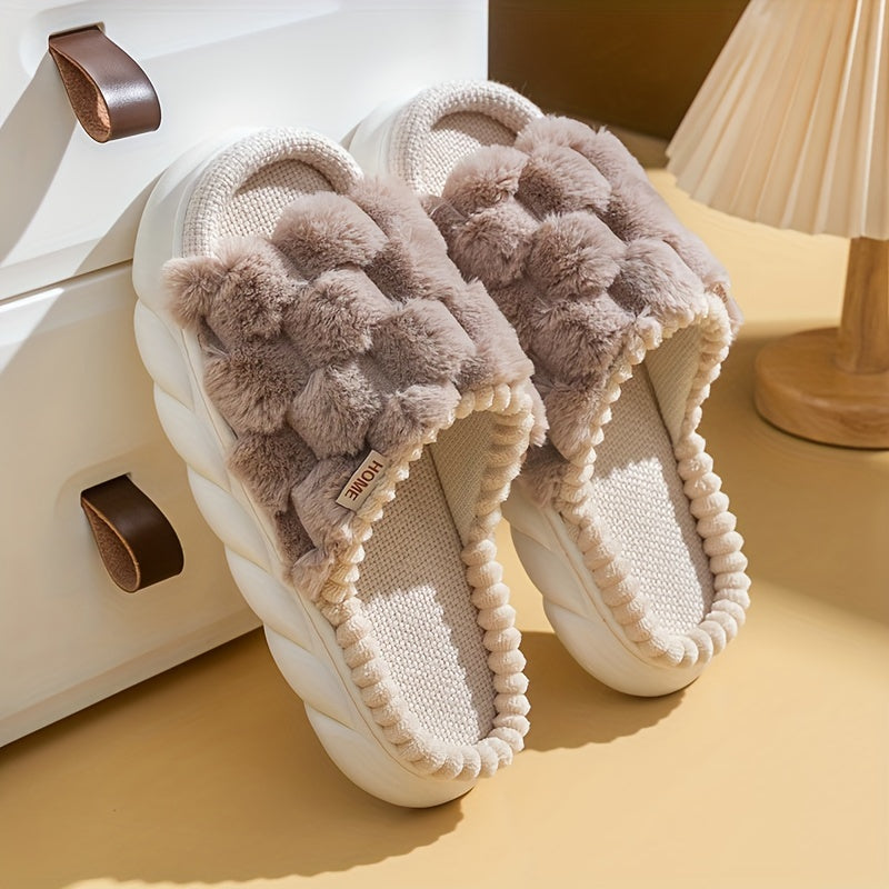 Soft Linen Slippers