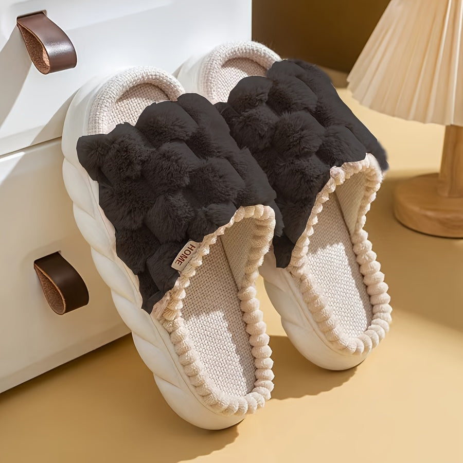 Soft Linen Slippers