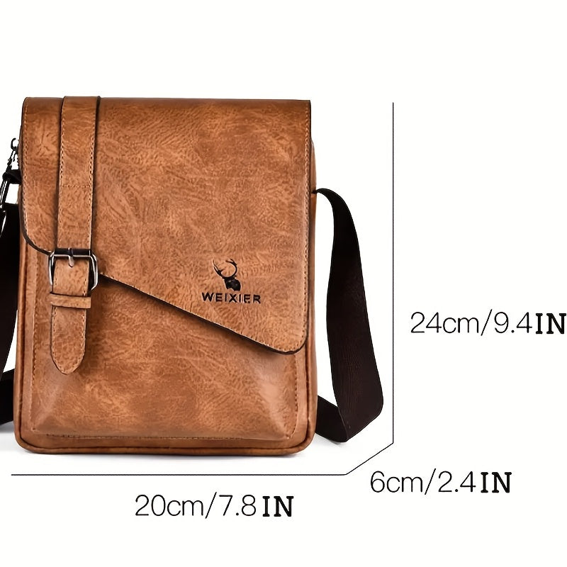 Pu Leather Shoulder Messenger Bag