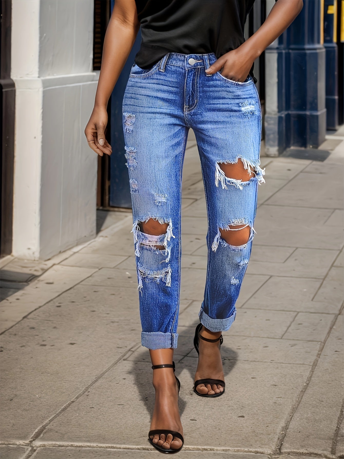 Women Distressed Jeans