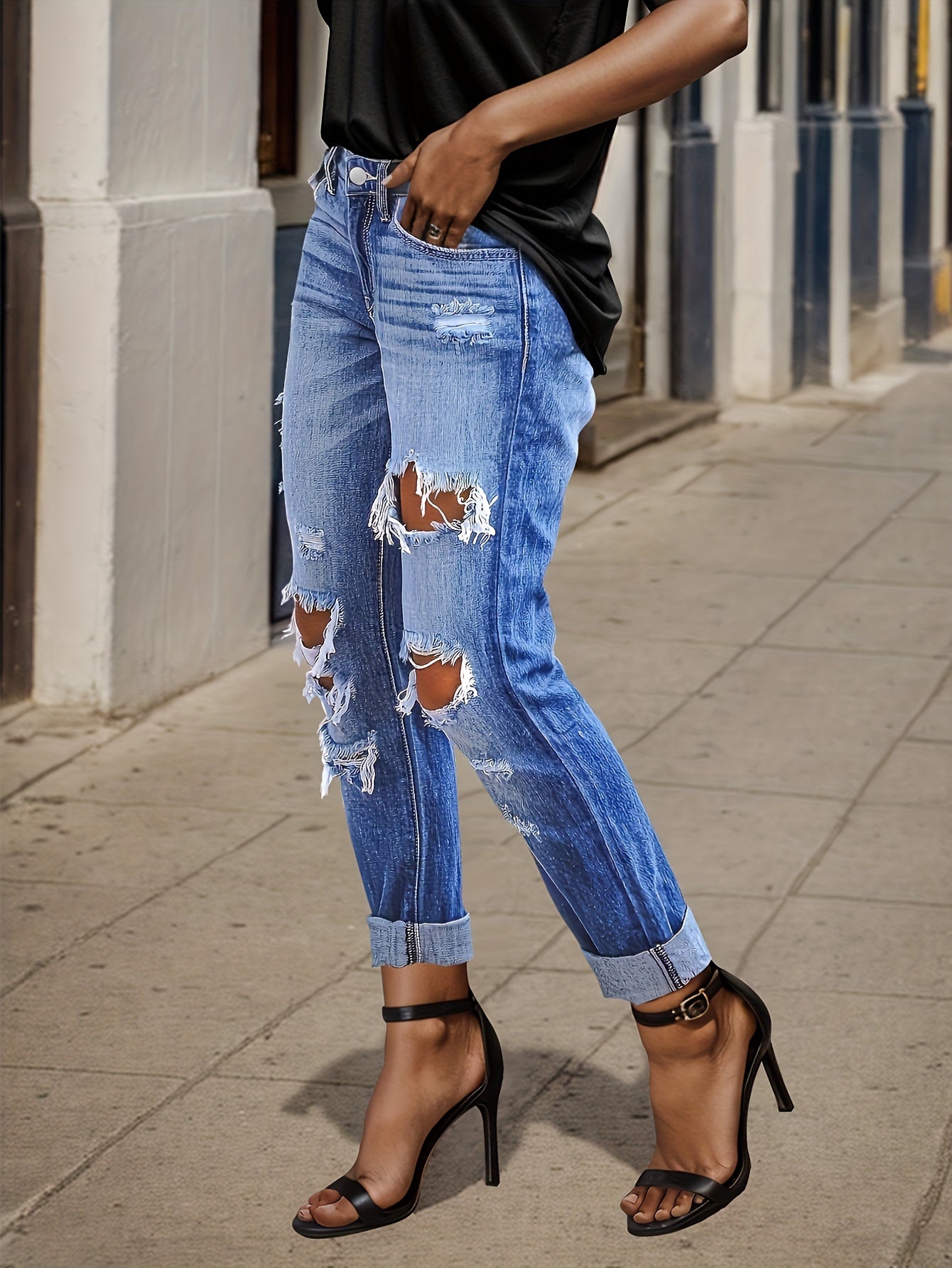 Women Distressed Jeans